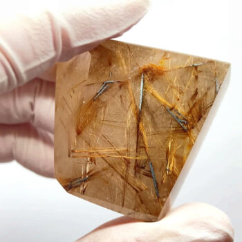 Rutilquarz | Engelshaar Freiform poliert in bester Qualität aus Brasilien Edelsteine Heilsteine bei Wunderstein24