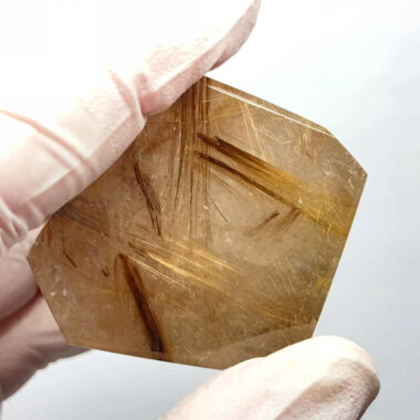 Rutilquarz | Engelshaar Freiform poliert in bester Qualität aus Brasilien Edelsteine Heilsteine bei Wunderstein24