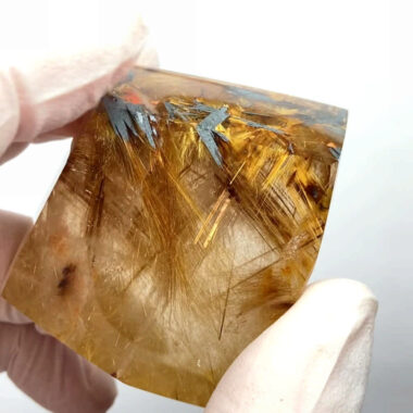 Rutilquarz | Engelshaar Freiform poliert in bester Qualität aus Brasilien Edelsteine Heilsteine bei Wunderstein24