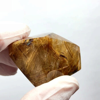 Rutilquarz | Engelshaar Freiform poliert in bester Qualität aus Brasilien Edelsteine Heilsteine bei Wunderstein24