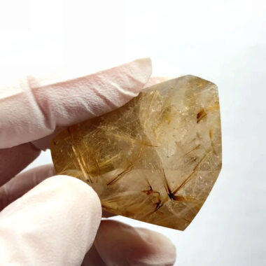 Rutilquarz | Engelshaar Freiform poliert in bester Qualität aus Brasilien Edelsteine Heilsteine bei Wunderstein24