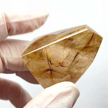 Rutilquarz | Engelshaar Freiform poliert in bester Qualität aus Brasilien Edelsteine Heilsteine bei Wunderstein24