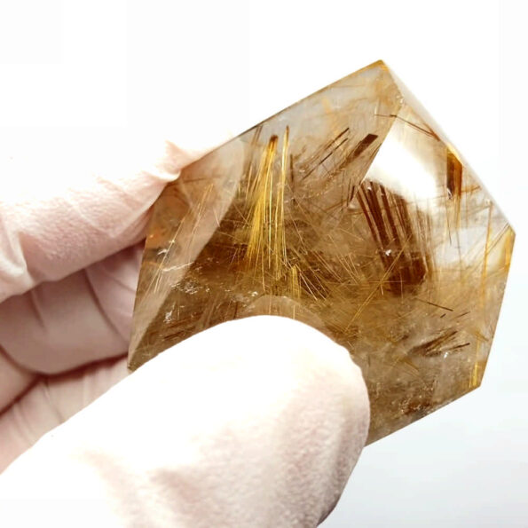 Rutilquarz | Engelshaar Freiform poliert in bester Qualität aus Brasilien Edelsteine Heilsteine bei Wunderstein24