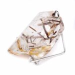 Rutilquarz | Engelshaar Kristall Stufe | Spitze Höhe 127 mm in bester Qualität Edelsteine Heilsteine bei Wunderstein24