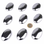 Silizium Handschmeichler | Massagestein oval Ø 52 – 55 mm Edelsteine Heilsteine bei Wunderstein24