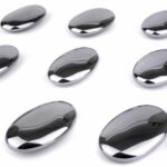 Silizium Handschmeichler | Massagestein oval Ø 52 – 55 mm Edelsteine Heilsteine bei Wunderstein24