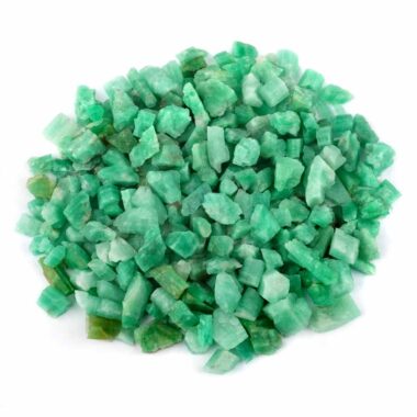 Kleine Smaragd Kristalle Natur Ø ca. 6 – 12 mm in weltbester Farbe und Qualität Edelsteine Heilsteine bei Wunderstein24