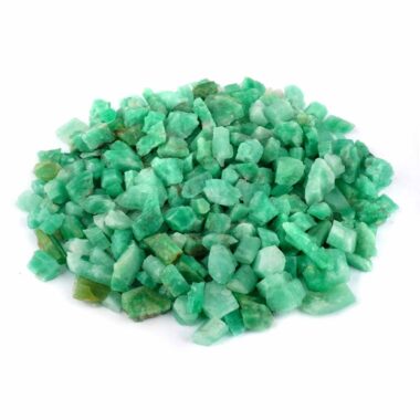 Kleine Smaragd Kristalle Natur Ø ca. 6 – 12 mm in weltbester Farbe und Qualität Edelsteine Heilsteine bei Wunderstein24