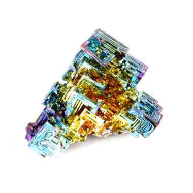 große Wismut | Bismuth Kristall Stufe in einzigartiger Qualität & Farbe Edelsteine Heilsteine bei Wunderstein24