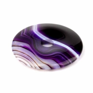Achat | Streifenachat lila Donut Anhänger Ø 40 mm Edelsteine Heilsteine bei Wunderstein24 Achat | Streifenachat lila Donut Anhänger Ø 40 mm Edelsteine Heilsteine bei Wunderstein24