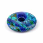 Azurit & Malachit & Chrysokoll Donut Anhänger Ø 30 mm Edelsteine Heilsteine bei Wunderstein24