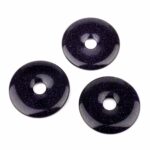 Grünfluss Donut Anhänger Ø 40 mm Edelsteine Heilsteine bei Wunderstein24