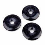 Lapislazuli Donut Anhänger Ø 30 mm in bester Qualität und Farbe Edelsteine Heilsteine bei Wunderstein24