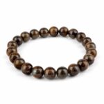 Bronzit Ø 8 mm Kugel | Perlen Edelstein Armband flexibel und dehnbar Edelsteine Heilsteine bei Wunderstein24