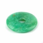 Chrysopras Donut Anhänger Ø 40 mm Edelsteine Heilsteine bei Wunderstein24