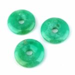 Labradorit Donut Anhänger Ø 30 mm in bester Qualität und Farbe Edelsteine Heilsteine bei Wunderstein24