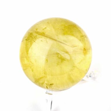 Natur Citrin Kugel Ø ca. 45 mm transparent in bester Qualität und Farbe Edelsteine Heilsteine bei Wunderstein24