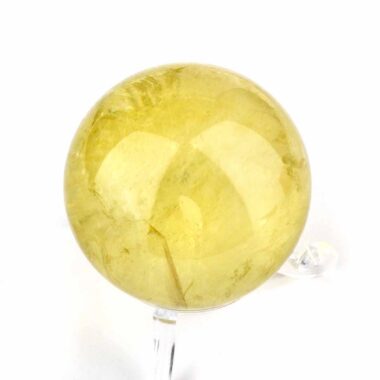 Natur Citrin Kugel Ø ca. 45 mm transparent in bester Qualität und Farbe Edelsteine Heilsteine bei Wunderstein24