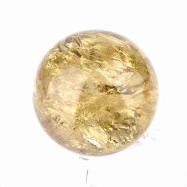 große Natur Citrin Kugel Ø ca. 52 mm transparent in bester Qualität und Farbe Edelsteine Heilsteine bei Wunderstein24