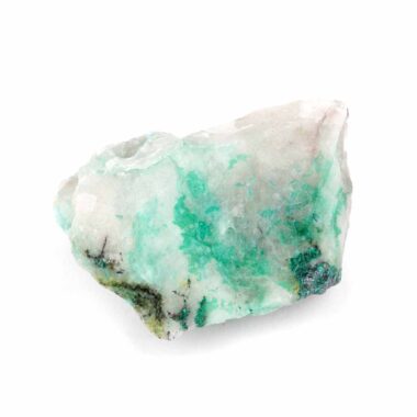 Dioptas in Quarz Kristall | Rohstein in bester Farbe und sehr guter Qualität Edelsteine Heilsteine bei Wunderstein24