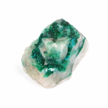 Dioptas in Quarz Kristall | Rohstein in bester Farbe und sehr guter Qualität Edelsteine Heilsteine bei Wunderstein24