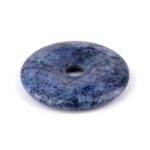 Dumortierit Donut Anhänger Ø 40 mm Edelsteine Heilsteine bei Wunderstein24