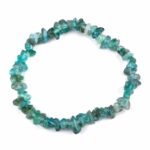 Fluorit blau Edelstein Armband flexibel und dehnbar in wunderschöner Farbe Edelsteine Heilsteine bei Wunderstein24