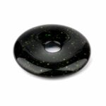 Grünfluss Donut Anhänger Ø 30 mm Edelsteine Heilsteine bei Wunderstein24