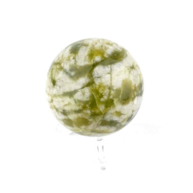 Jade Kugel Ø ca. 65 mm in bester Qualität und Farbe Edelsteine Heilsteine bei Wunderstein24