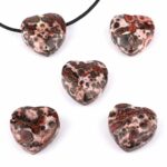 Tigereisen Herz Anhänger Ø 20 mm seitlich gebohrt Edelsteine Heilsteine bei Wunderstein24