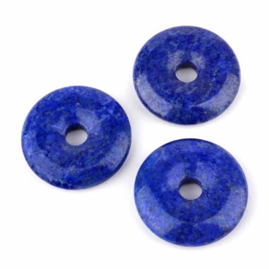 Lapislazuli Donut Anhänger Ø 30 mm in bester Qualität und Farbe Edelsteine Heilsteine bei Wunderstein24