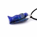 Lapislazuli Engel | Schutzengel Anhänger mit 925 Sterling-Silber Öse Edelsteine Heilsteine bei Wunderstein24