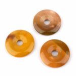 Sonnenstein Donut Anhänger Ø 30 mm Edelsteine Heilsteine bei Wunderstein24