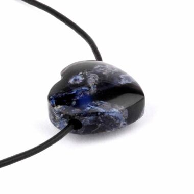 Pietersit Herz Anhänger Ø 20 mm seitlich gebohrt Edelsteine Heilsteine bei Wunderstein24