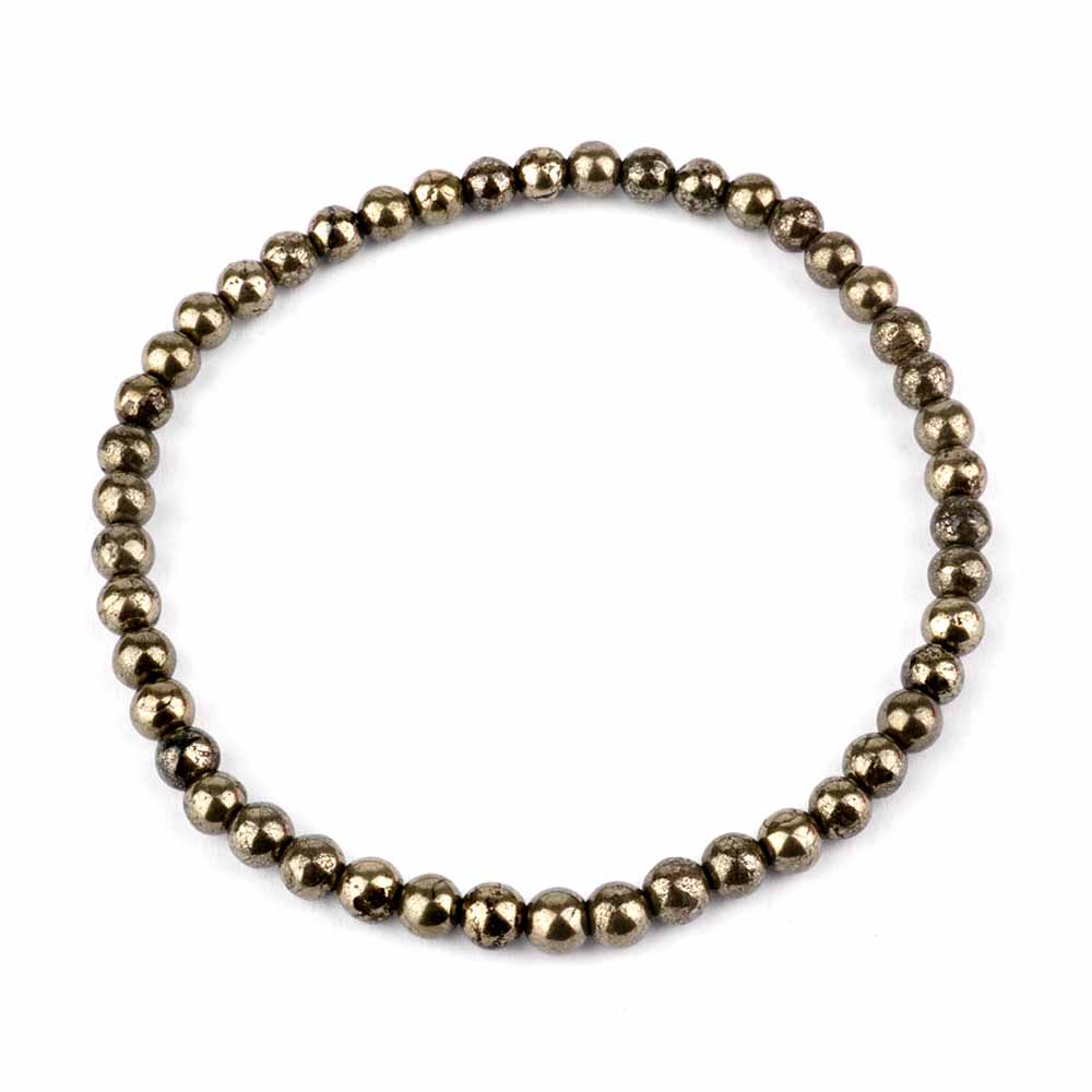 Pyrit Ø 4,5 mm Kugel Edelstein Armband flexibel und dehnbar Edelsteine Heilsteine bei Wunderstein24 Pyrit Ø 4,5 mm Kugel Edelstein Armband flexibel und dehnbar Edelsteine Heilsteine bei Wunderstein24