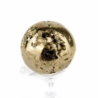 Pyrit Kugel Ø 52 mm aus Peru in bester Qualität und Farbe Edelsteine Heilsteine bei Wunderstein24