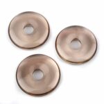 Sonnenstein Donut Anhänger Ø 30 mm Edelsteine Heilsteine bei Wunderstein24