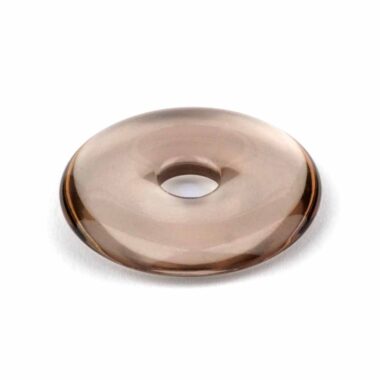 Rauchquarz Donut Anhänger Ø 30 mm Edelsteine Heilsteine bei Wunderstein24