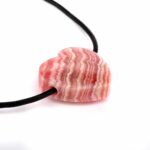 Rhodochrosit Herz Anhänger Ø 20 mm seitlich gebohrt Edelsteine Heilsteine bei Wunderstein24