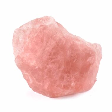 großer Rosenquarz Rohstein Natur in sehr guter Qualität und Farbe Edelsteine Heilsteine bei Wunderstein24