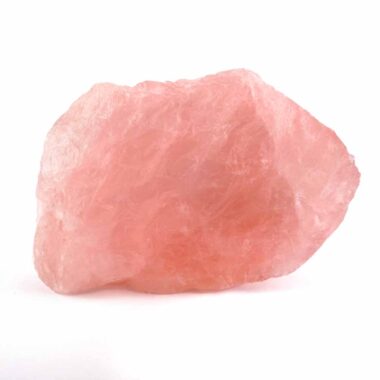 großer Rosenquarz Rohstein Natur in sehr guter Qualität und Farbe Edelsteine Heilsteine bei Wunderstein24
