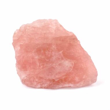 großer Rosenquarz Rohstein Natur in sehr guter Qualität und Farbe Edelsteine Heilsteine bei Wunderstein24