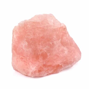 großer Rosenquarz Rohstein Natur in sehr guter Qualität und Farbe Edelsteine Heilsteine bei Wunderstein24