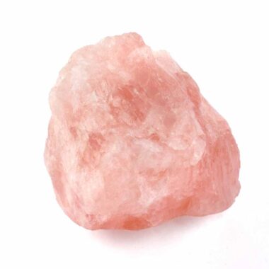 großer Rosenquarz Rohstein Natur in sehr guter Qualität und Farbe Edelsteine Heilsteine bei Wunderstein24