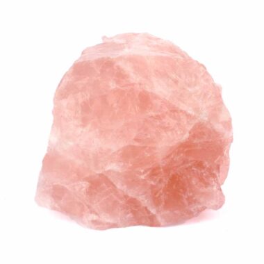 großer Rosenquarz Rohstein Natur in sehr guter Qualität und Farbe Edelsteine Heilsteine bei Wunderstein24