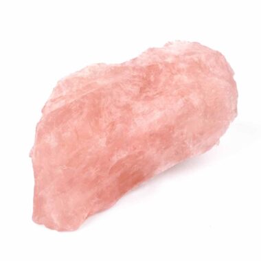 großer Rosenquarz Rohstein Natur in sehr guter Qualität und Farbe Edelsteine Heilsteine bei Wunderstein24