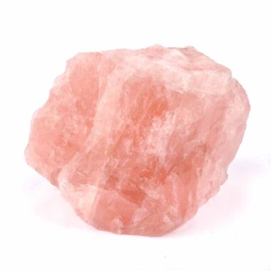 großer Rosenquarz Rohstein Natur in sehr guter Qualität und Farbe Edelsteine Heilsteine bei Wunderstein24