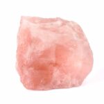 großer Rosenquarz Rohstein Natur in sehr guter Qualität und Farbe Edelsteine Heilsteine bei Wunderstein24