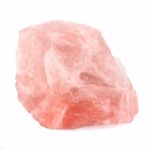 großer Rosenquarz Rohstein Natur in sehr guter Qualität und Farbe Edelsteine Heilsteine bei Wunderstein24