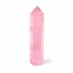 Rosenquarz Spitze Höhe 104 mm poliert beste Qualität und Farbe Edelsteine Heilsteine bei Wunderstein24